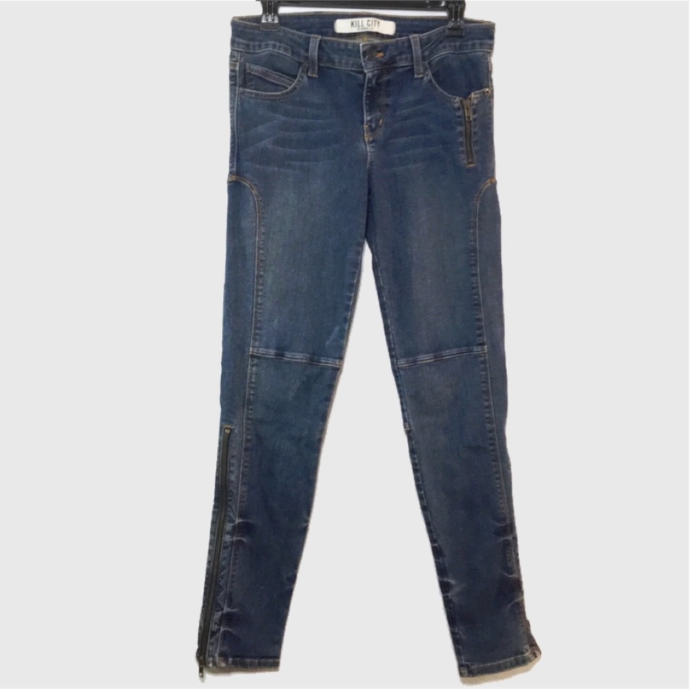 Kill City Original Cult zipper leg skinny jeans